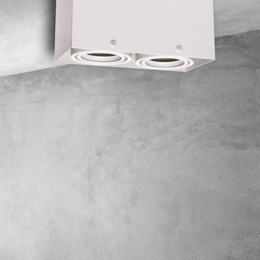 Ceiling  lamp BLOCCO BIAŁA 2x7W GU10 LED