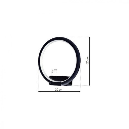 Wall lamp ORION BLACK 10W LED