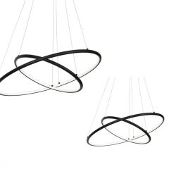 Pendant lamp ORION BLACK 53W LED
