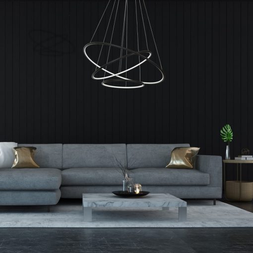Pendant lamp ORION BLACK  99W LED
