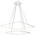 Pendant lamp NIX WHITE 50W LED