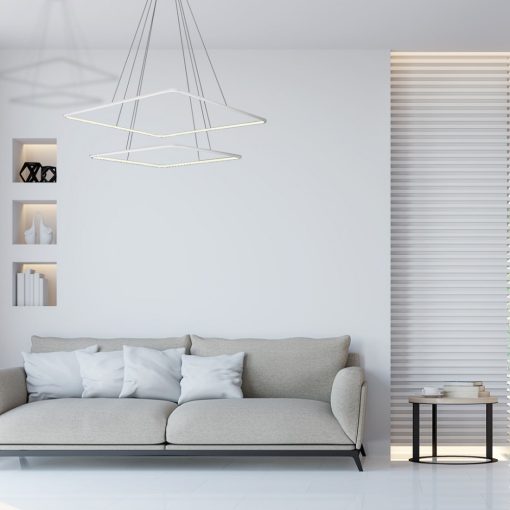 Pendant lamp NIX WHITE 50W LED