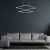 Pendant lamp NIX WHITE 50W LED