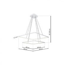 Pendant lamp NIX WHITE 50W LED
