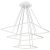 Pendant lamp NIX WHITE 117W LED