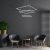 Pendant lamp NIX WHITE 117W LED