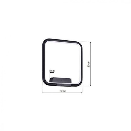 Wall lamp NIX BLACK 13W LED