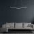 Pendant lamp NIX BLACK 25W LED