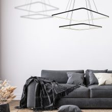 Pendant lamp NIX BLACK 50W LED