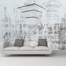 Pendant lamp NIX BLACK 117W LED