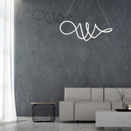 Pendant lamp LOCA WHITE 56W LED