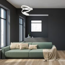 Pendant lamp ANDROMEDA WHITE 100W LED