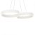 Pendant lamp INFINITY WHITE 60W LED