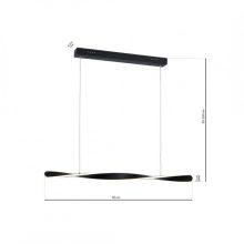 Pendant lamp SWIRL 24W LED