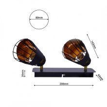 Ceiling  lamp RICK 2xE14