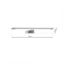Wall lamp SHINE CHROME 60cm 12W LED