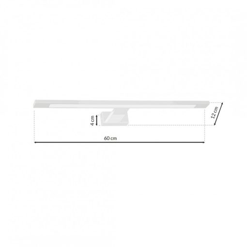 Wall lamp SHINE WHITE 60cm 12W LED