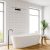 Wall lamp SPLASH BLACK 40cm 8W LED
