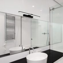 Wall lamp SPLASH BLACK 40cm 8W LED