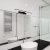 Wall lamp SPLASH BLACK 40cm 8W LED