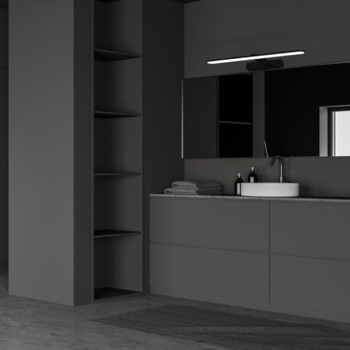 Wall lamp SPLASH BLACK 40cm 8W LED