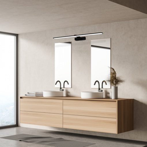 Wall lamp SPLASH BLACK 60cm 12W LED