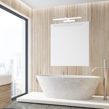 Wall lamp SPLASH WHITE 40cm 8W LED