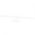Wall lamp SPLASH WHITE 60cm 12W LED