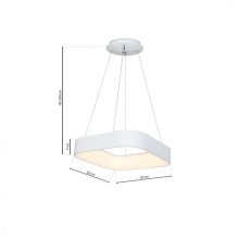 Pendant lamp ASTRO WHITE 24W LED
