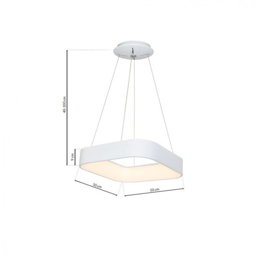 Pendant lamp ASTRO WHITE 24W LED