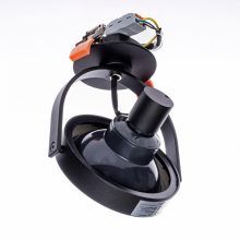 Flush-mounted luminaire Lugar BLACK 1xAR111 GU10