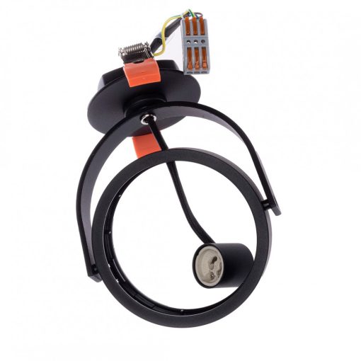 Flush-mounted luminaire Lugar BLACK 1xAR111 GU10