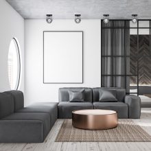 Oprawa natynkowa Lugar BLACK 1xAR111 GU10