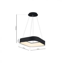 Pendant lamp ASTRO BLACK 24W LED