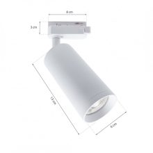 Oprawa Mica Track WHITE 1xGU10
