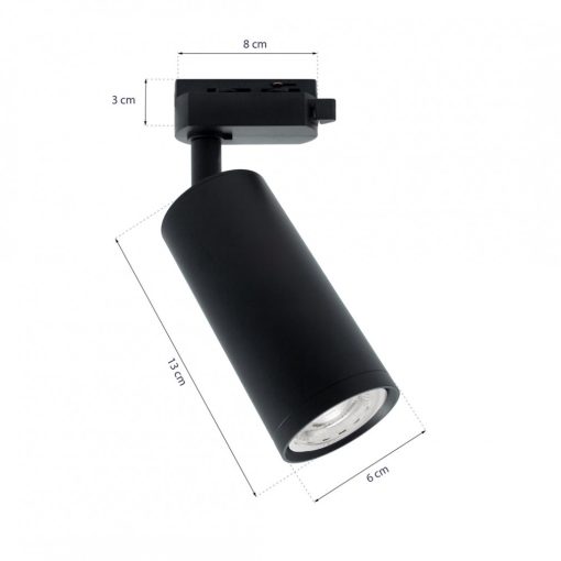 Oprawa Mica Track BLACK 1xGU10