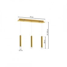Pendant lamp GOLDIE 3x5W LED