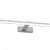 Wall lamp SPLASH CHROME 100cm 21W LED