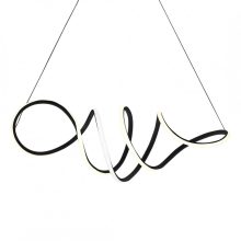 Pendant lamp LOCA BLACK 56W LED