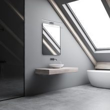 Wall lamp SHINE CHROME 60cm 13,8W LED