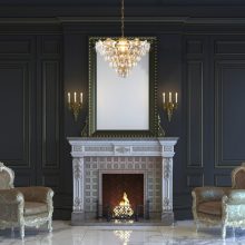 Chandelier SELENA GOLD 6xE14