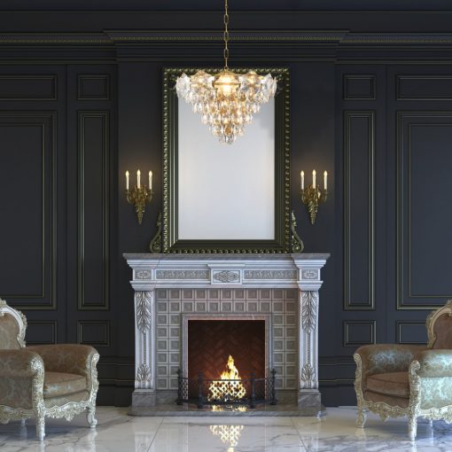 Chandelier SELENA GOLD 6xE14