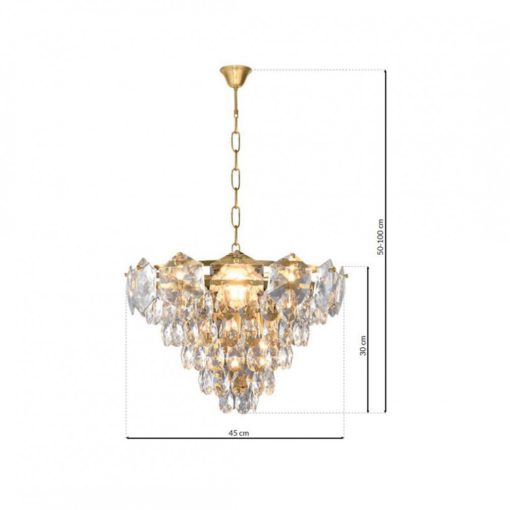 Chandelier SELENA GOLD 6xE14