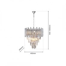 Chandelier MADISON CHROME 9xE14
