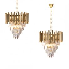 Chandelier MADISON GOLD 9xE14