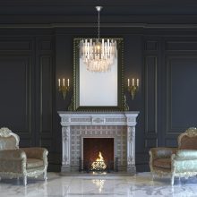 Chandelier ASPEN CHROME 6xE14