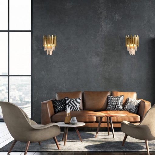 Wall lamp ASPEN GOLD 2xE14