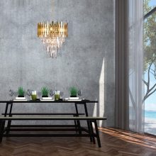 Chandelier ASPEN II GOLD 9xE14