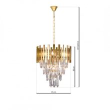 Chandelier ASPEN II GOLD 9xE14