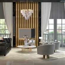 Chandelier CHELSEA GOLD 6xE14